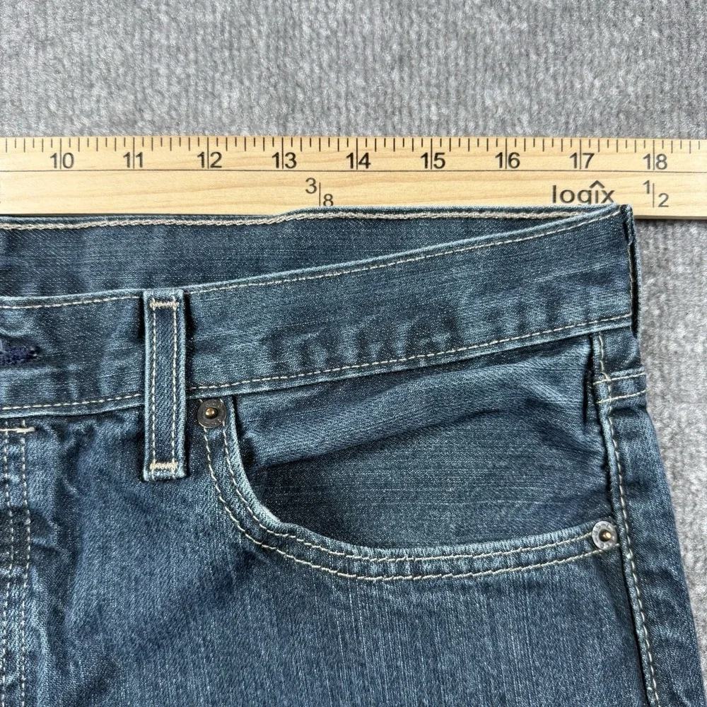 Levi's 501 Jeans Men's 34x34 Blue Denim Button Fly Classic Original Fit Modern